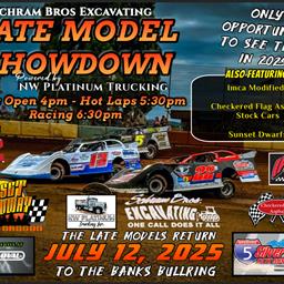 I-5 Silver Bullet Late Models in the House JULY 12th!!
