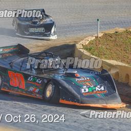 Senoia Raceway (Senoia, GA) – Topless Outlaw Dirt Racing Series – Pollard Memorial – October 26th, 2024. (Prater Photo)