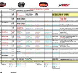Revised 2025 Schedule