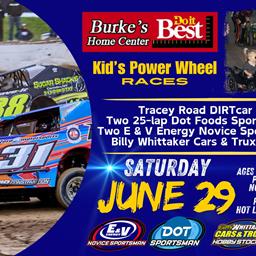 Six Features and Kid&#39;s Power Wheels Set to Hit the Highbanks on Burke&#39;s Home Center Night