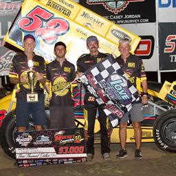 Hahn Holds On For ASCS Elite Outlaw Victory At Rocket Raceway Park!