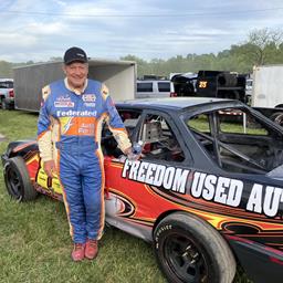Ken Schrader invaded Ona (W.Va.) Speedway on Saturday night to race with the Vores Compact Touring Series.