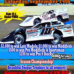 Pepsi Nationals set for Saturday, September 14th