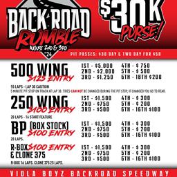 BACK ROAD RUMBLE RACE at Viola Boyz Backroad Speedway