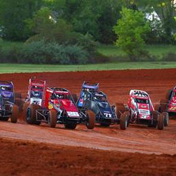 Bloomington Speedway (Bloomington, IN) – USAC AMSOIL Sprint Car National Championship – Larry Rice Classic – May 9th, 2025. (Josh James Artwork)