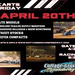 RACES ARE ON FOR TONIGHT! SATURDAY, APRIL 20TH!!