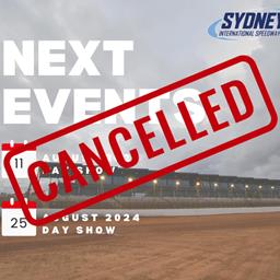 August Events Cancelled