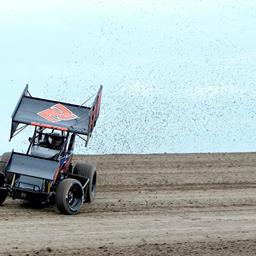 Blurton Charges during Decatur County Doubleheader Finale with URSS