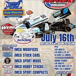 Sprint Invaders Return to Independence Tuesday for the First Time in Ten Years!