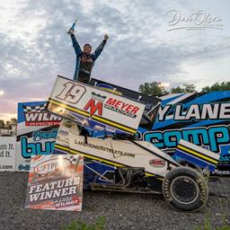 STEAR, KUXHOUSE, ZIFKO SCORE INDEPENDENCE CELEBRATION WILMOT WINS WITH WORLD OF OUTLAWS FESTIVAL JULY 11-13 NEXT