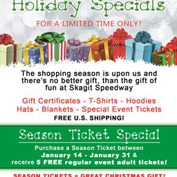 HOLIDAY SPECIALS!