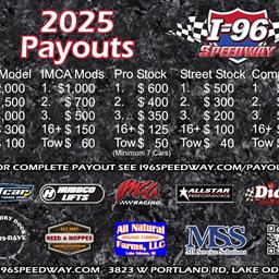 I-96 Speedway Announces 2025 Payouts