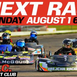 Next Race: Monday, August 1