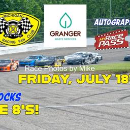 RACE DAY! Welcome Granger Waste Services &amp; Michigan Auto Racing Fan Club