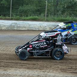 Crouch Earns A Main Start During Debut at Kokomo and First Weekend With USAC National Midgets