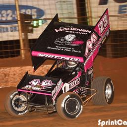 Justin Whittall pilots Stehman Motorsports to an Outlaws A-Main start at Lincoln Speedway