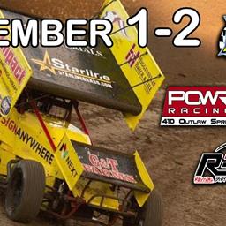 POWRi League’s Championship Weekend at Lake Ozark Speedway November 1-2