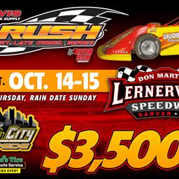 HOVIS RUSH SERIES TO CLOSE OUT 2022 THIS WEEKEND AT LERNERVILLE FOR &quot;STEEL CITY STAMPEDE&quot; WITH FLYNN&#39;S TIRE LATE MODEL &amp; SPORTSMAN MOD TOUR PLUS RUSH