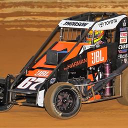 Thorson&#39;s Last Corner Pass Caps Spin and Win Performance in Wild Lanco USAC Midget Debut