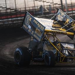 Kaleb Johnson Rallies for Top Five During MSTS 410 Sprint Cars Season Finale