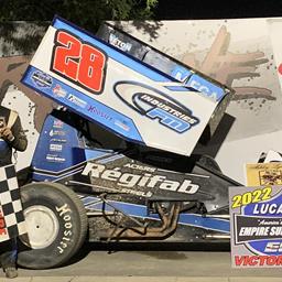 Jordan Poirier Slides to Win at Albany-Saratoga Speedway