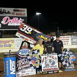 Macri Wins Bricker&#39;s Bash World of Outlaw Race