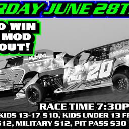 $1,100 SportMod Shootout This Saturday!