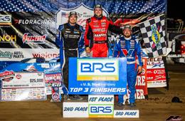 Runner-up in Freedom 60 at Muskingum County with Lucas Oil Late Model Dirt Serie