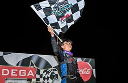 Trey Mills doubles down in Alfred Gurley Memorial at Talladega Short Track