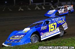 Sixth-place finish in Castrol FloRacing Night in America visit at Lincoln, leads