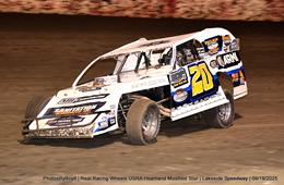 Sanders nabs 6th in HMT run at Lakeside Speedway