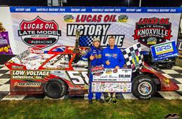 Alberson earns fourth-career Lucas Dirt victory in rain-shortened Knoxville Nati