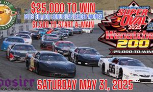 $25,000 Wenatchee 200 Back May 31, 2025 With More On The Line