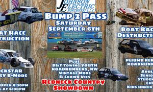 Bump 2 Pass Boat Race Destruction Sept 6th