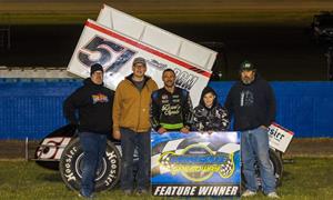 Campbell Dominates for Second Career Win at Longdale Speedway