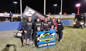 TWO TIME: Whit Gastineau Scores Second Win with the Rebels at Longdale Speedway