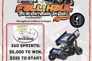 $5,000 On the Line This Weekend at Sprint Invaders Fall Haul!