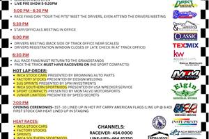 June 21, 2025 Race Day Information