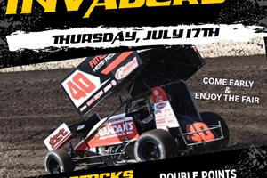 Mohrfeld Solar Sprint Invaders Visit Southern Iowa Speedway this Thursday!