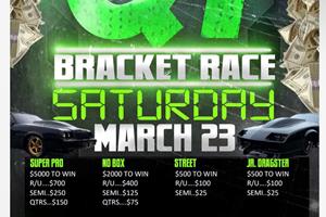 QT BRACKET RACE - Rescheduled to MARCH 23rd