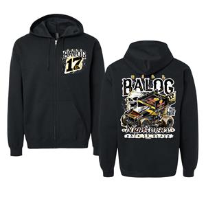 Wisco Storm Zip Up Hoodie - Black