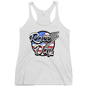 Race Day Womens Racerback Tank