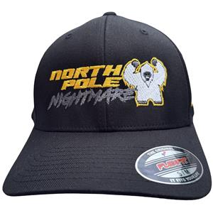 North Pole Nightmare FlexFit Hat - Yellow/Black