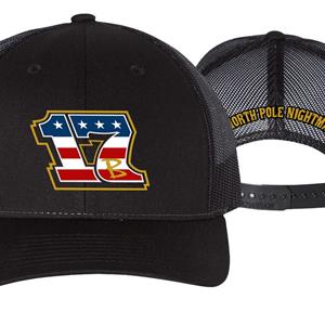 17B Americana SnapBack Trucker Hat - Black