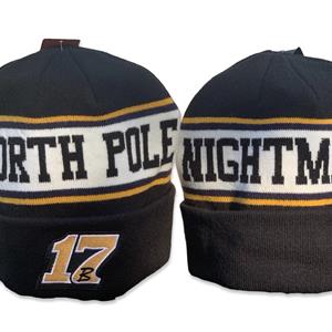 North Pole Nightmare Cuffed Beanie - Black