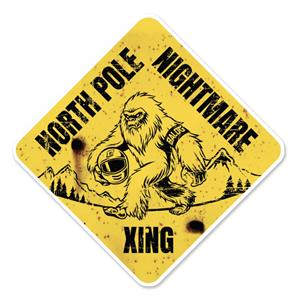 North Pole Nightmare Xing Decal