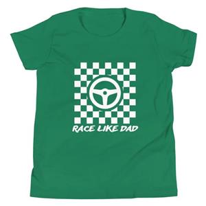 Race Like Dad Kids T-Shirt