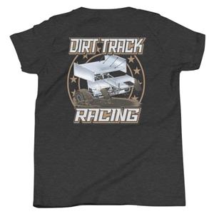 Dirt Track Racing Kids T-Shirt