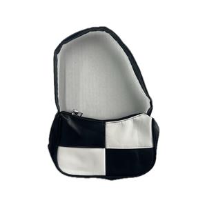 Black and White Colorblock Purse