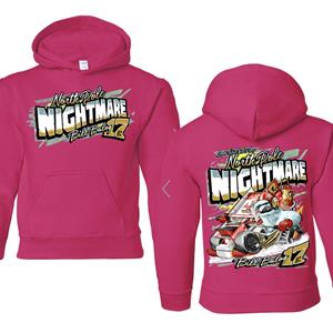 Arctic Racer Youth Hoodie - Heliconia